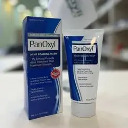 PanOxyl Acne Foaming Wash Treats Acne on Face and Body 156g
