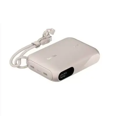 Belkin BoostCharge 10000mAh Power Bank with 20W Charging – Sand Color