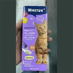 Winston Cat Snack Sticks - Chicken, 6 Pieces