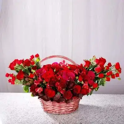Assorted Imported Flower Basket