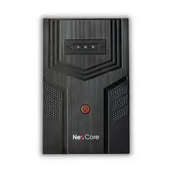 NexCore 600VA / 360W Offline UPS (1×12V Battery, 1-Year Warranty)