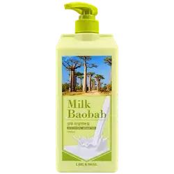 Milk Baobab Shampoo Lime & Basil 1000ml _ BIOKLASSE