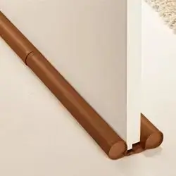 Leather Under Door Insulation Foam Light Brown