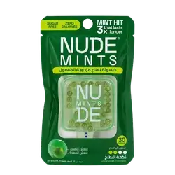 Dual Action Liquid Capsules Melon Flavor 30 Capsules _ NUDE MINTS