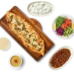 Kawarma Meat And Cheese Pida