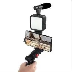 Camera Video Recording Vlogging Kit For Video Making, Mic, Mini Tripod Stand