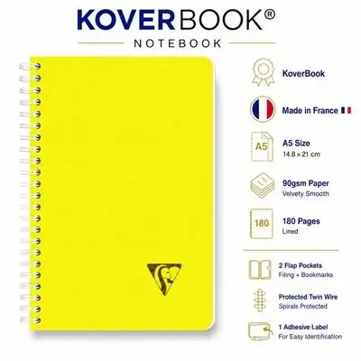 Notebook,french , A5 Size,180 pages.