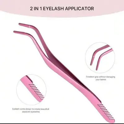 2-In-1 Multi-Purpose Eyelash Comb & Tweezers