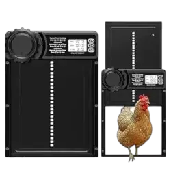 CHAMUTY Automatic Animal Coop Door Battery