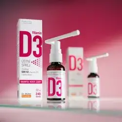 Vitamin D3 mouth spray (500iu of vitamin D3)in one dose