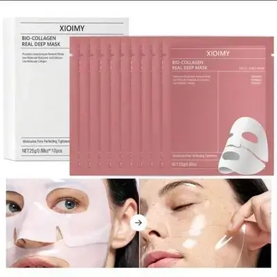 bio -collagen real deep mask 1pic facial sheet mask
