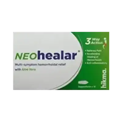 Neo-Healar 10 Suppositories _ hikma