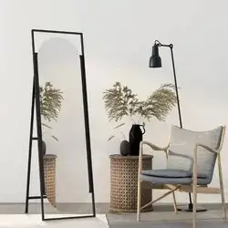 Full Length Mirror 47X160Cm - Black
