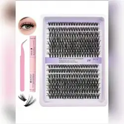 D Curl 280/ Pcs Wendy Lashes Cluster Lashes Large Tray 10D+20D