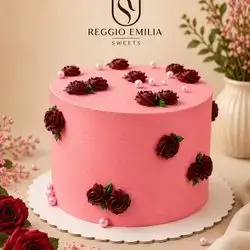 Birthday Cake - Pink Rose Design