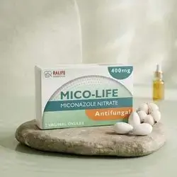 Mico-Life 400mg (Miconazole) 3 Vaginal Ovules