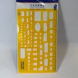 Student mathematical template ruler