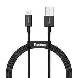 Bass Calys-a01 Superior Fast Charging Data Cable USB To Lightning 2.4a 1m Black