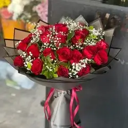 25 flower red