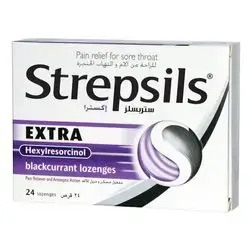 Strepsils Extra pain reliver and antiseptic action 24 lozenges
