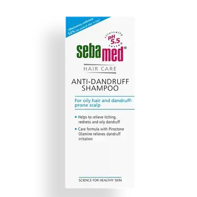 Anti-Dandruff Shampoo for Oily Hair And Dandruff Prone Scalp 200ml _ Sebamed