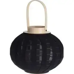 Tul 25X21Cm Lantern Black Candle Holder