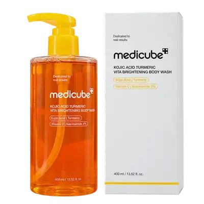 Kojic Acid & Turmeric Brightening Body Wash 400ml _ medicube
