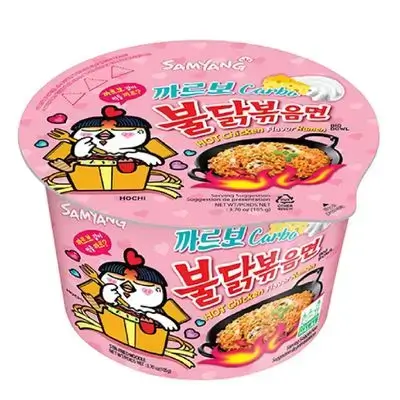 Samyang Hot Chicken Flavor Ramen Carbonara Big Bowl 105g