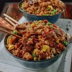 برنجی سورکراوەی گۆشتی مانگا