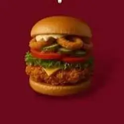 Crispy Onion Chicken Burger
