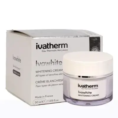 IVATHERM/ Ivawhite Whitening Cream 50ml: كريم ايفاوايت لتفتيح وعلاج البشرة من التصبغات