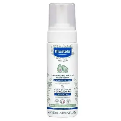 موستيلا - شامبو حديث الولادة 150 مل/Mustela Foam Shampoo For Newborns - 150ml