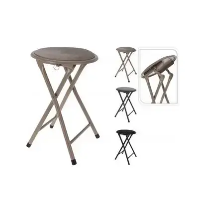 Foldıng Stool Velvet Dıa 30Cm
