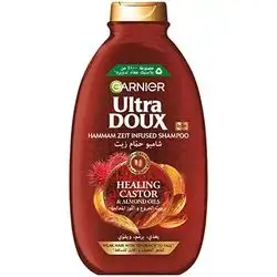 Garnier Healling Castor And Almond Oil Shampoo 400 Ml