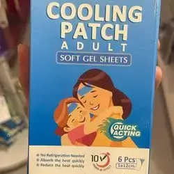 cooling patch adult soft gel sheets 6pcs