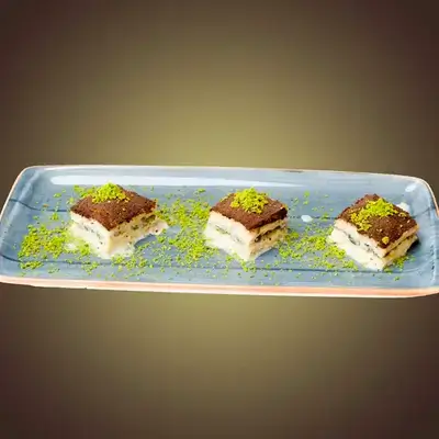 Albanian Baklava with Milk