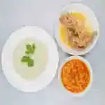 Rooster With Long Rice Grain
