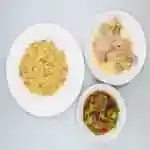 Boiled Chicken With Bulger
