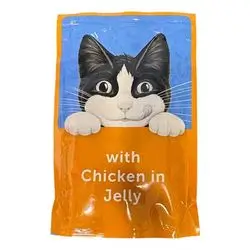 Wet Cat Food Pouch - Chicken in Jelly