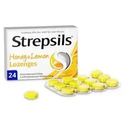 Strepsils Honey and Lemon  24 lozengs