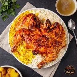 Grilled Chicken On Rice & Broth