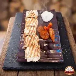 Saj Shawarma Wrap