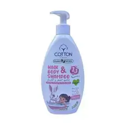 Cotton Hair&Body Shampo 500ml