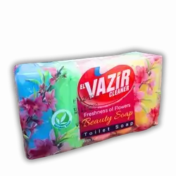 Al-Wazir colored soap, 4 pieces
