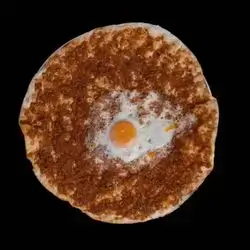 Lahmacun With Eggs - Double