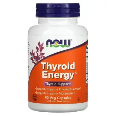 Now Foods, Thyroid Energy, 90 Vegetarian Capsules
