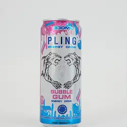 Pling Energy Drink Bubble Gum 330 Ml