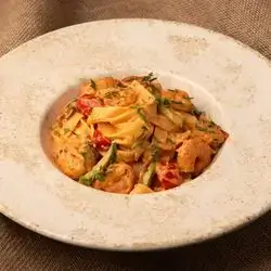 Fettuccine Gamberi Zucchini