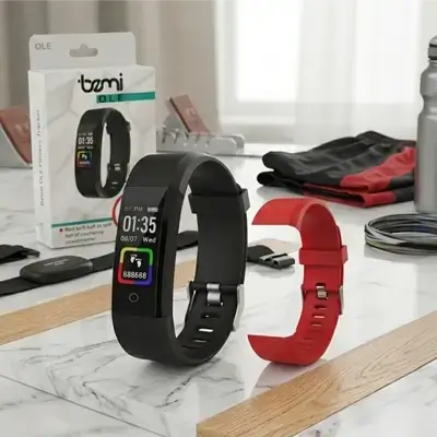 Sports and health watch (made for Poland), comes with 2 bands as pictured.