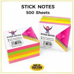Sticky note paper,500 sheets.